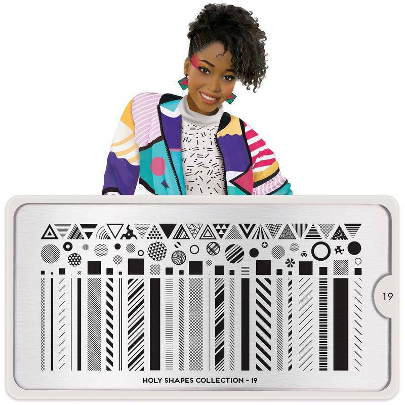 Holy Shapes 19 ✦ Nail Stamping Plates