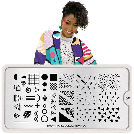Holy Shapes 20 ✦ Nail Stamping Plates - MoYou London
