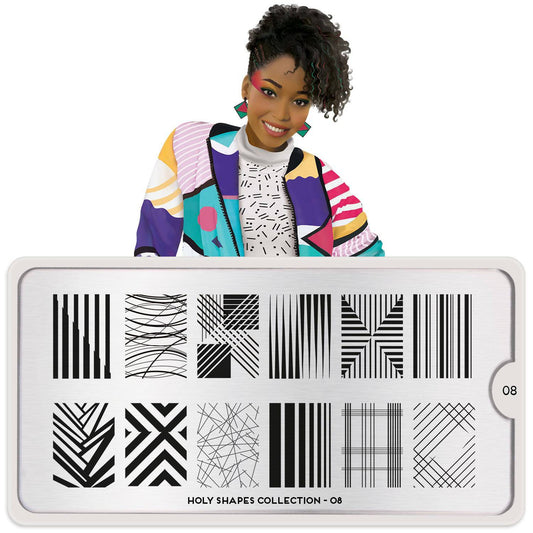 Holy Shapes 08 ✦ Nail Stamping Plates - MoYou London