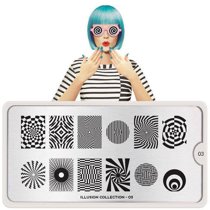 Illusion 03 ✦ Nail Stamping Plate - MoYou London