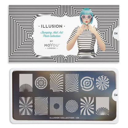 Illusion 04 ✦ Nail Stamping Plate - MoYou London