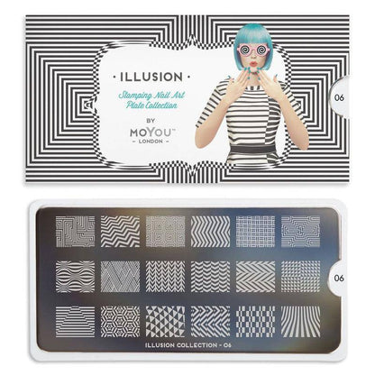 Illusion 06 ✦ Nail Stamping Plate - MoYou London
