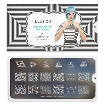 Illusion 12 ✦ Nail Stamping Plate - MoYou London