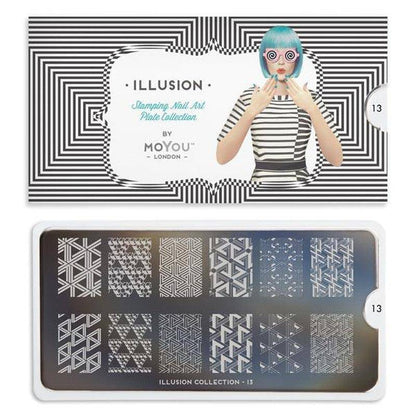 Illusion 13 ✦ Nail Stamping Plate - MoYou London