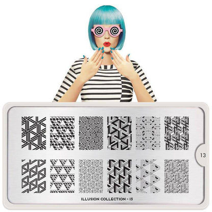 Illusion 13 ✦ Nail Stamping Plate - MoYou London