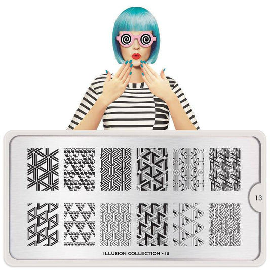 Illusion 13 ✦ Nail Stamping Plate - MoYou London