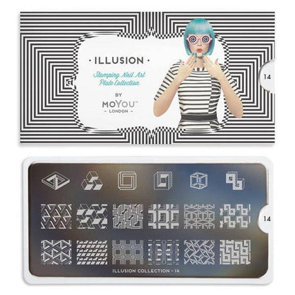 Illusion 14 ✦ Nail Stamping Plate - MoYou London