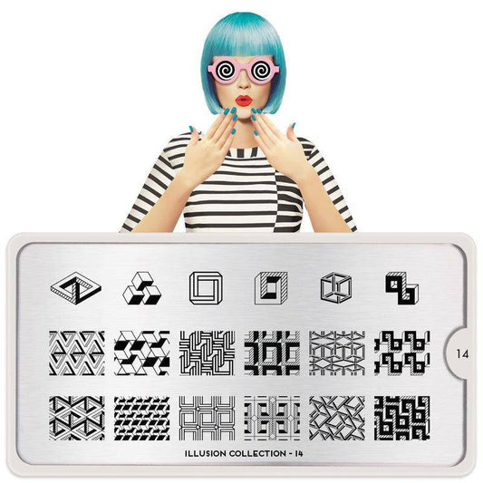 Illusion 14 ✦ Nail Stamping Plate - MoYou London