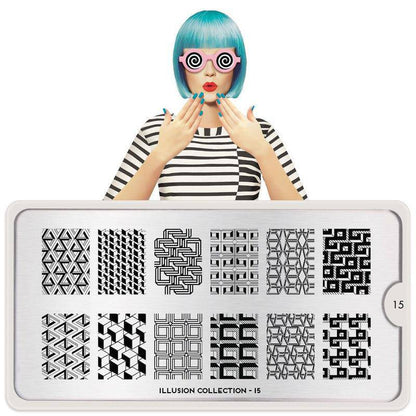 Illusion 15 ✦ Nail Stamping Plate - MoYou London