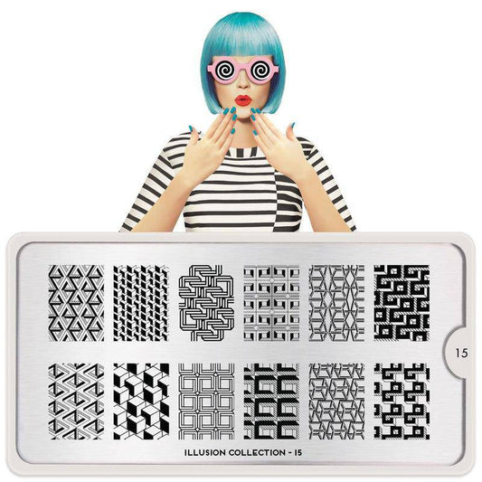 Illusion 15 ✦ Nail Stamping Plate - MoYou London