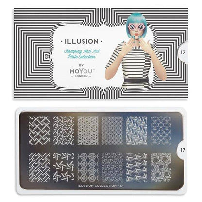 Illusion 17 ✦ Nail Stamping Plate - MoYou London
