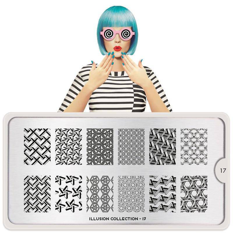 Illusion 17 ✦ Nail Stamping Plate - MoYou London