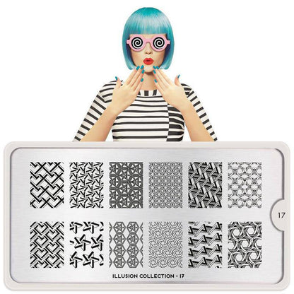 Illusion 17 ✦ Nail Stamping Plate - MoYou London