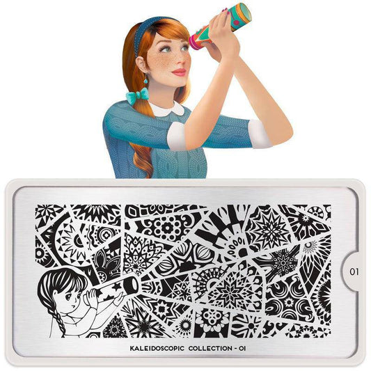 Kaleidoscope 01 ✦ Nail Stamping Plate - MoYou London