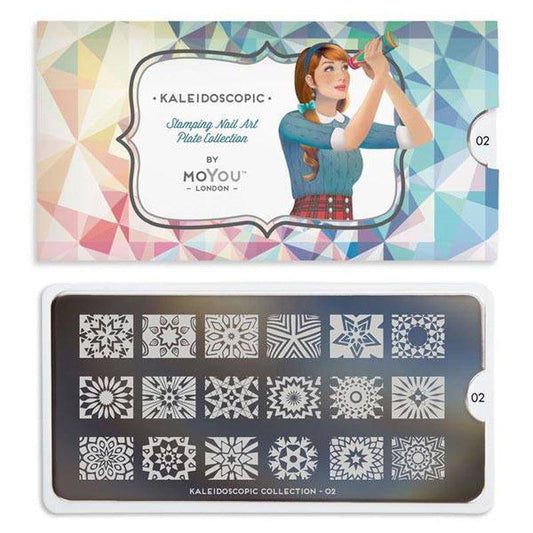 Kaleidoscope 02 ✦ Nail Stamping Plate - MoYou London