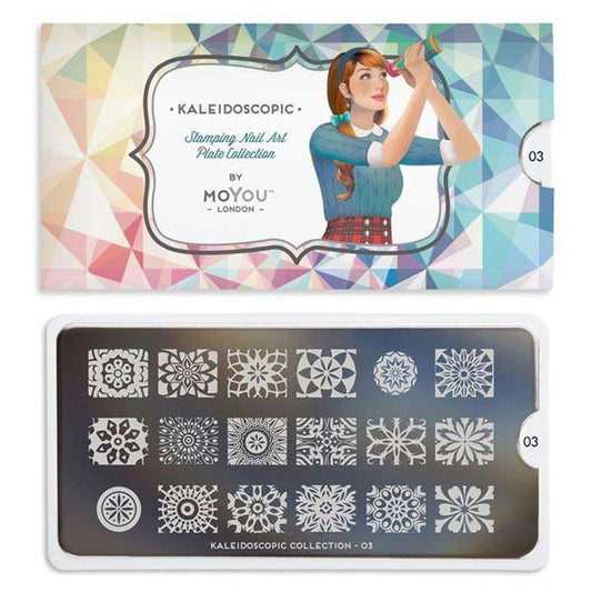 Kaleidoscope 03 ✦ Nail Stamping Plate - MoYou London