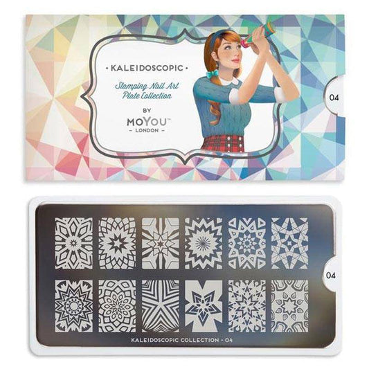 Kaleidoscope 04 ✦ Nail Stamping Plate - MoYou London