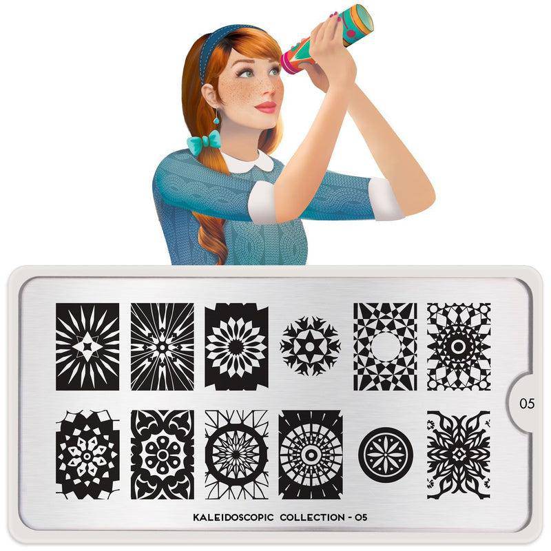Kaleidoscope 05 ✦ Nail Stamping Plate - MoYou London