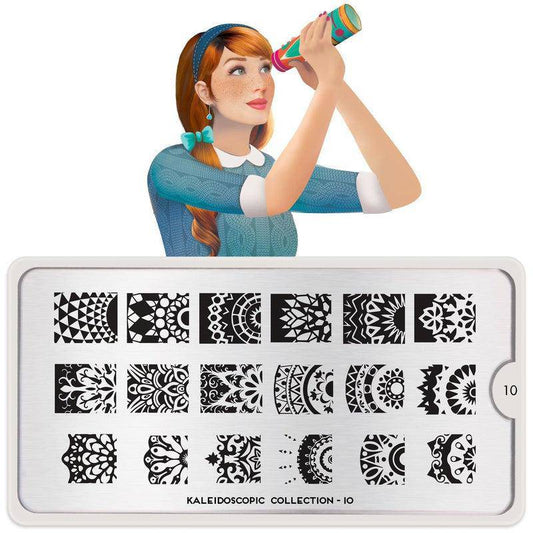 Kaleidoscope 10 ✦ Nail Stamping Plate - MoYou London