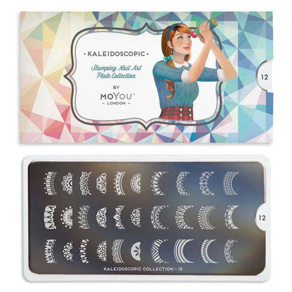 Kaleidoscope 12 ✦ Nail Stamping Plate - MoYou London