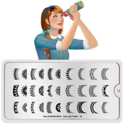 Kaleidoscope 12 ✦ Nail Stamping Plate - MoYou London