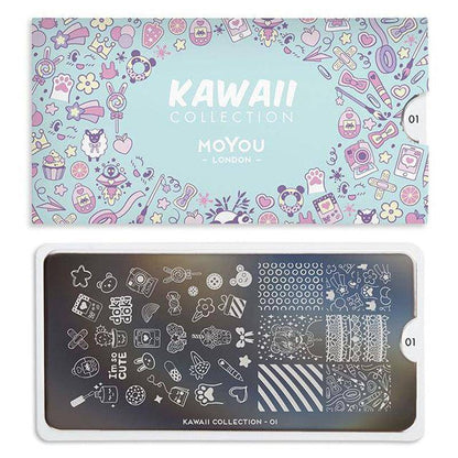 Kawaii 01 ✦ Nail Stamping Plate - MoYou London