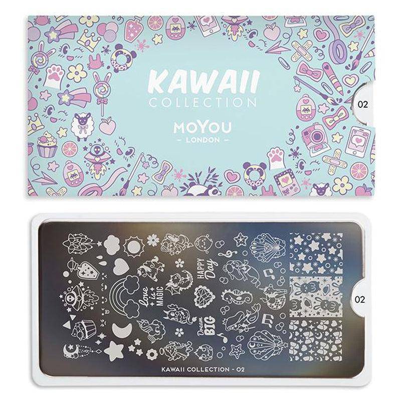 Kawaii 02 ✦ Nail Stamping Plate - MoYou London