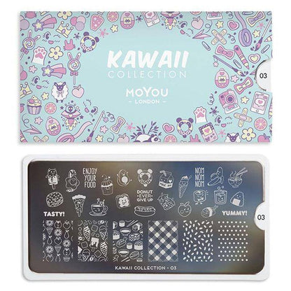 Kawaii 03 ✦ Nail Stamping Plate - MoYou London