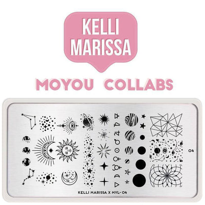 Kelli Marissa x MYL 04 ✦ Nail Stamping Plate - MoYou London
