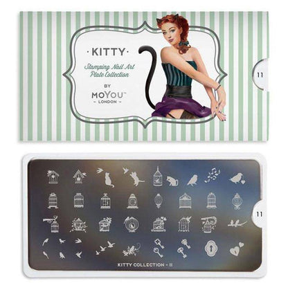Kitty 11 ✦ Nail Stamping Plate - MoYou London