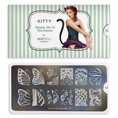Kitty 13 ✦ Nail Stamping Plate - MoYou London