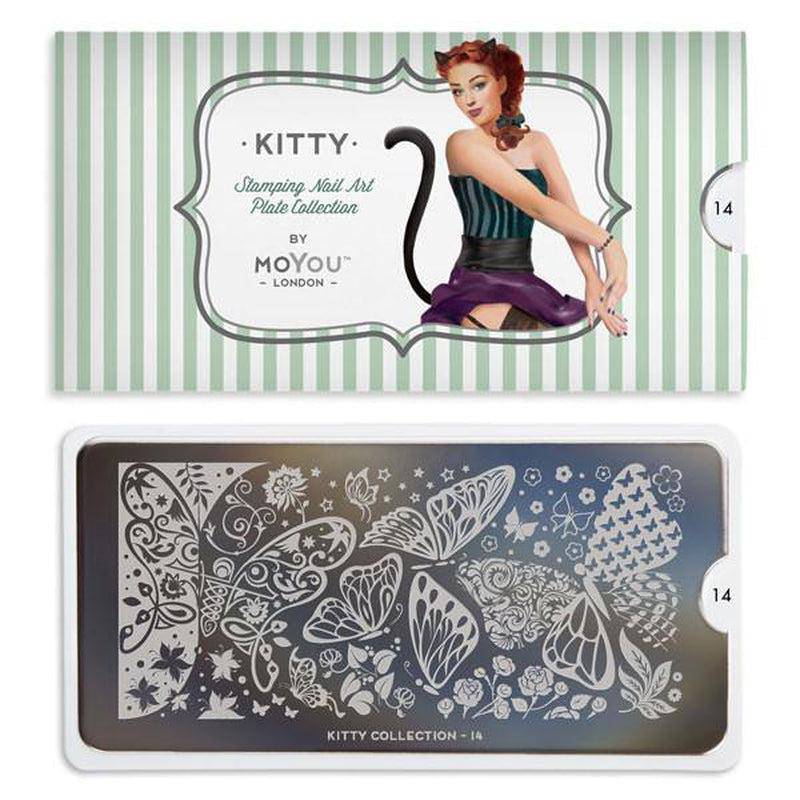 Kitty 14 ✦ Nail Stamping Plate - MoYou London