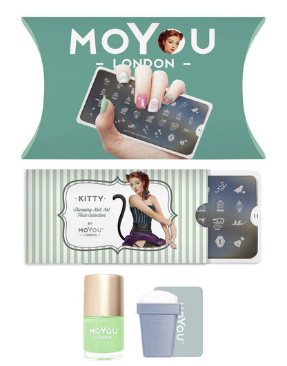 Kitty Starter Kit Stamping Nail Plate MoYou London 