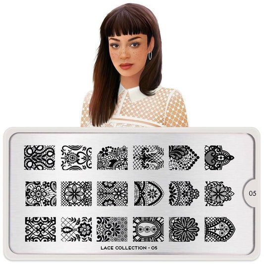 Lace 05 ✦ Nail Stamping Plate - MoYou London