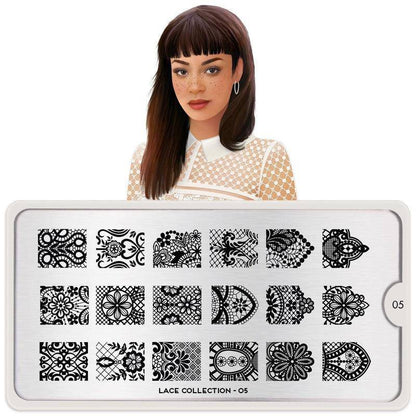 Lace 05 ✦ Nail Stamping Plate - MoYou London