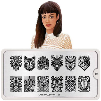 Lace 06 ✦ Nail Stamping Plate - MoYou London