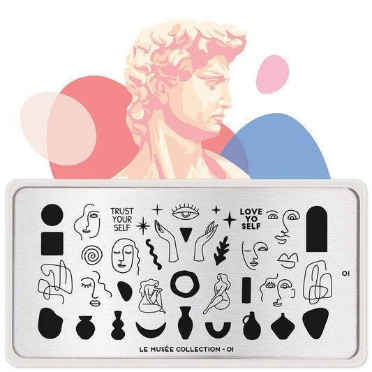 Le Musée 01 ✦ Nail Stamping Plate - MoYou London