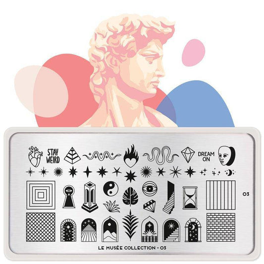 Le Musée 03 ✦ Nail Stamping Plate - MoYou London