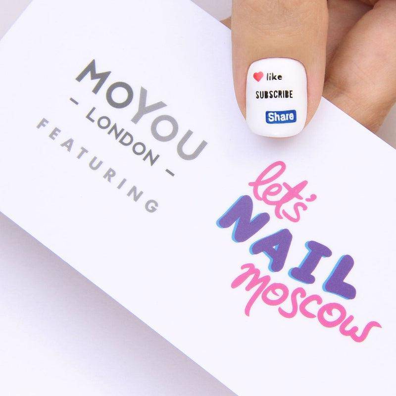 Let's Nail Moscow x MYL 01 ✦ Nail Stamping Plate - MoYou London