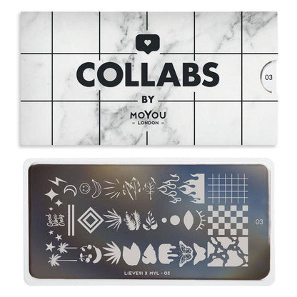 Lieve91 x MYL 03 ✦ Nail Stamping Plate - MoYou London