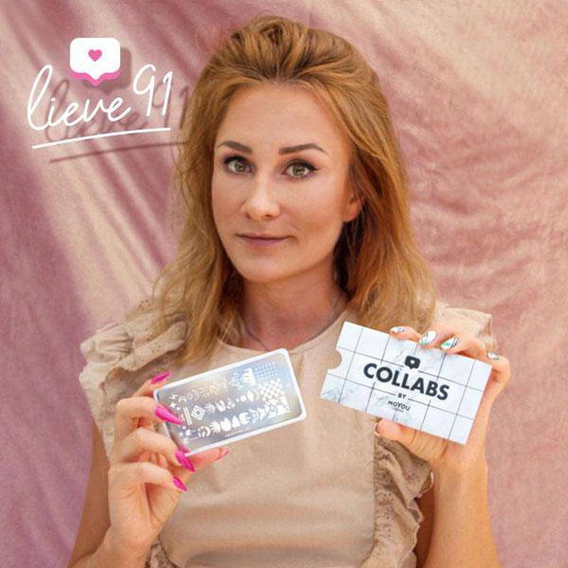 Lieve91 x MYL 03 ✦ Nail Stamping Plate - MoYou London