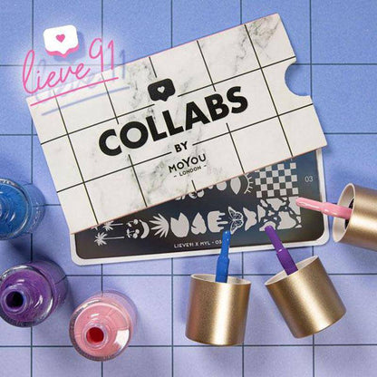 Lieve91 x MYL 03 ✦ Nail Stamping Plate - MoYou London