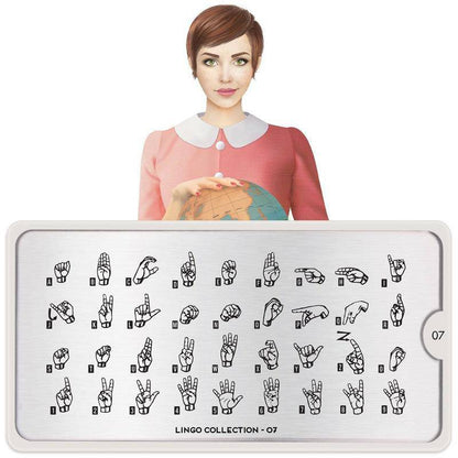 Lingo 07 ✦ Nail Stamping Plate - MoYou London