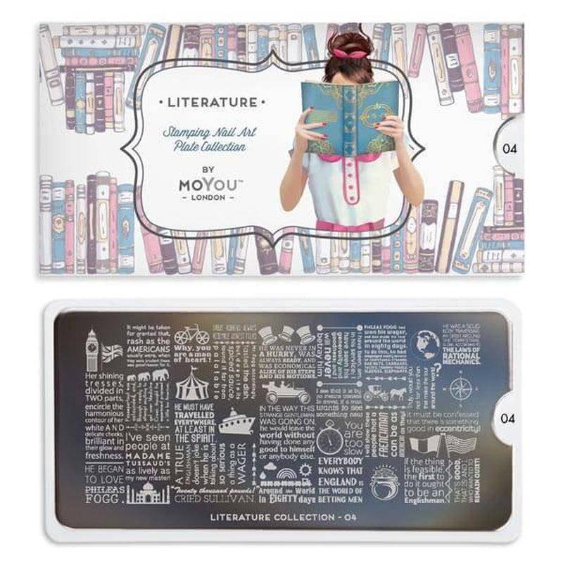 Literature 04 ✦ Nail Stamping Plate - MoYou London