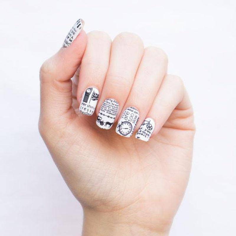 Literature 04 ✦ Nail Stamping Plate - MoYou London