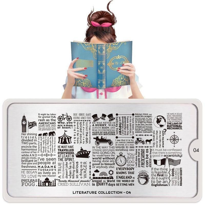 Literature 04 ✦ Nail Stamping Plate - MoYou London