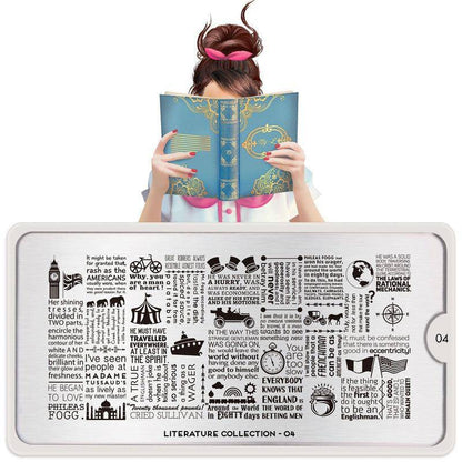 Literature 04 ✦ Nail Stamping Plate - MoYou London