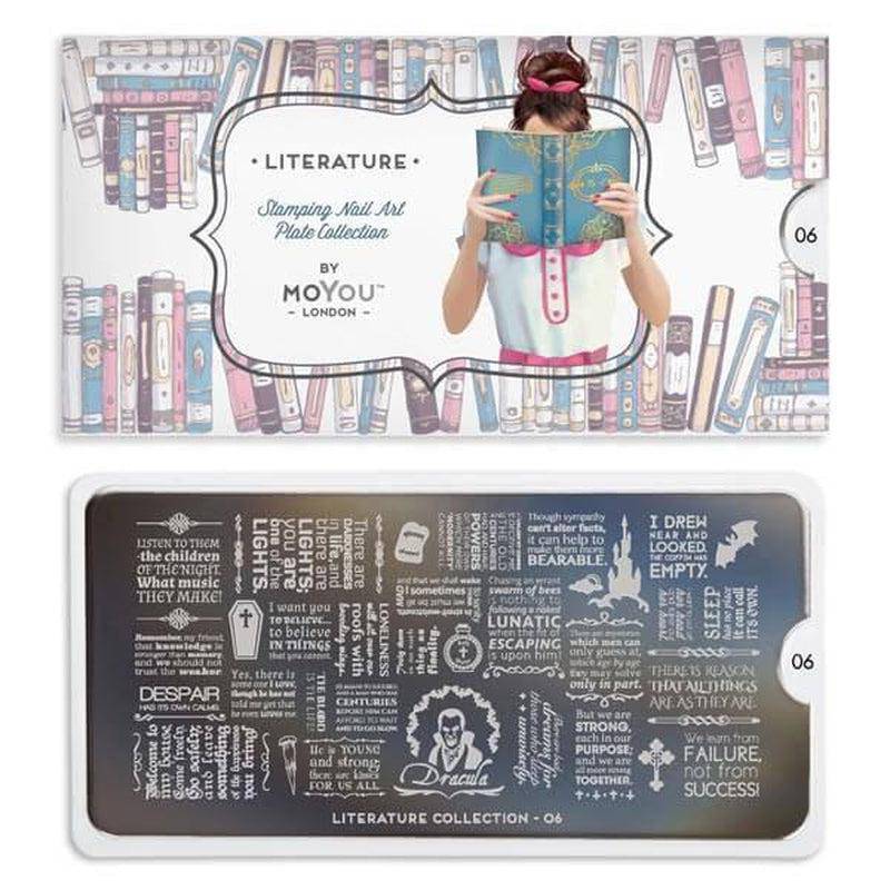 Literature 06 ✦ Nail Stamping Plate - MoYou London