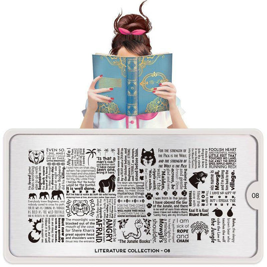 Literature 08 ✦ Nail Stamping Plate - MoYou London