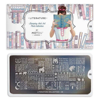 Literature 08 ✦ Nail Stamping Plate - MoYou London